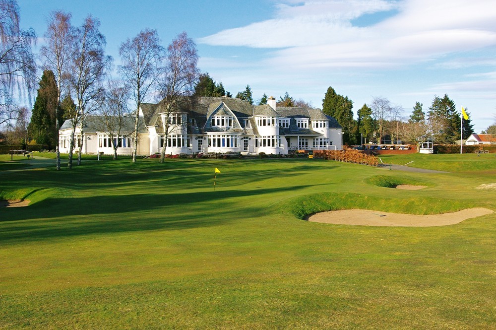 Clubhouse sur le parcours de Blairgowrie Rosemount