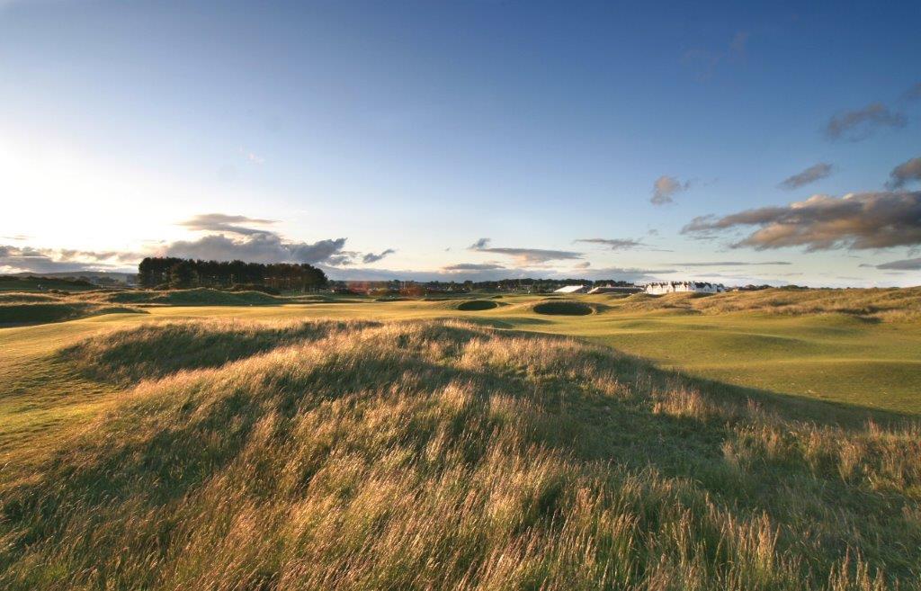 Rough sur le golf de Carnoustie en Ecosse