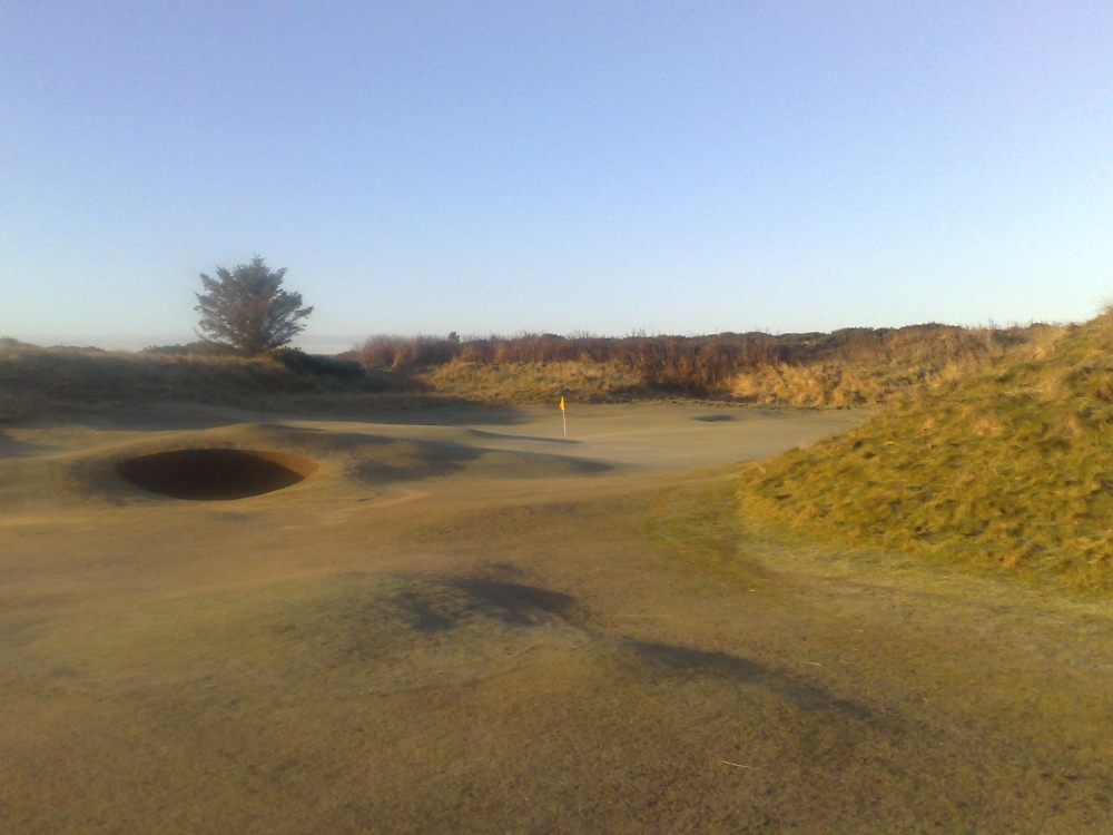 Green et dunes sur le parcours de Golspie