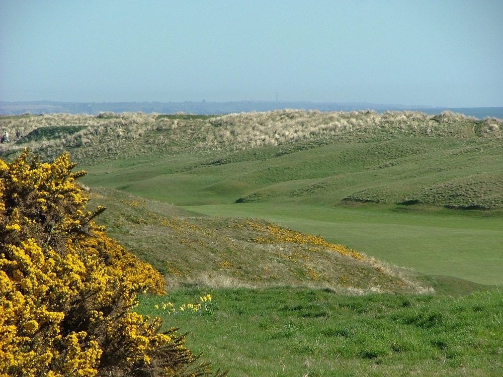 Fairway et dunes sur le parcours du Royal Aberdeen