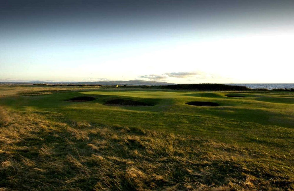 Green et rough sur le parcours de Royal Troon Old Course