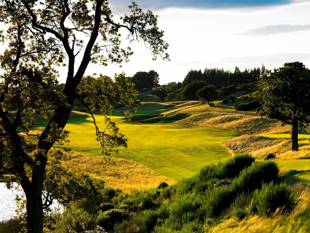 Large green sur le parcours King's de Gleneagles