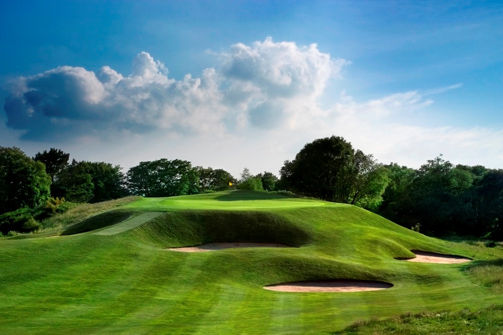 Des bunkers du golf de Gleneagles.