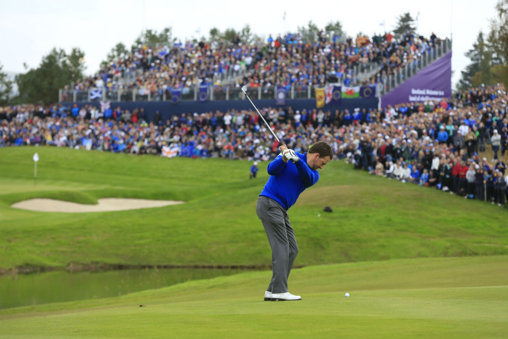 Graeme McDowell à la Ryder Cup 2014 à Gleneagles sur le parcours PGA Centenary en Ecosse