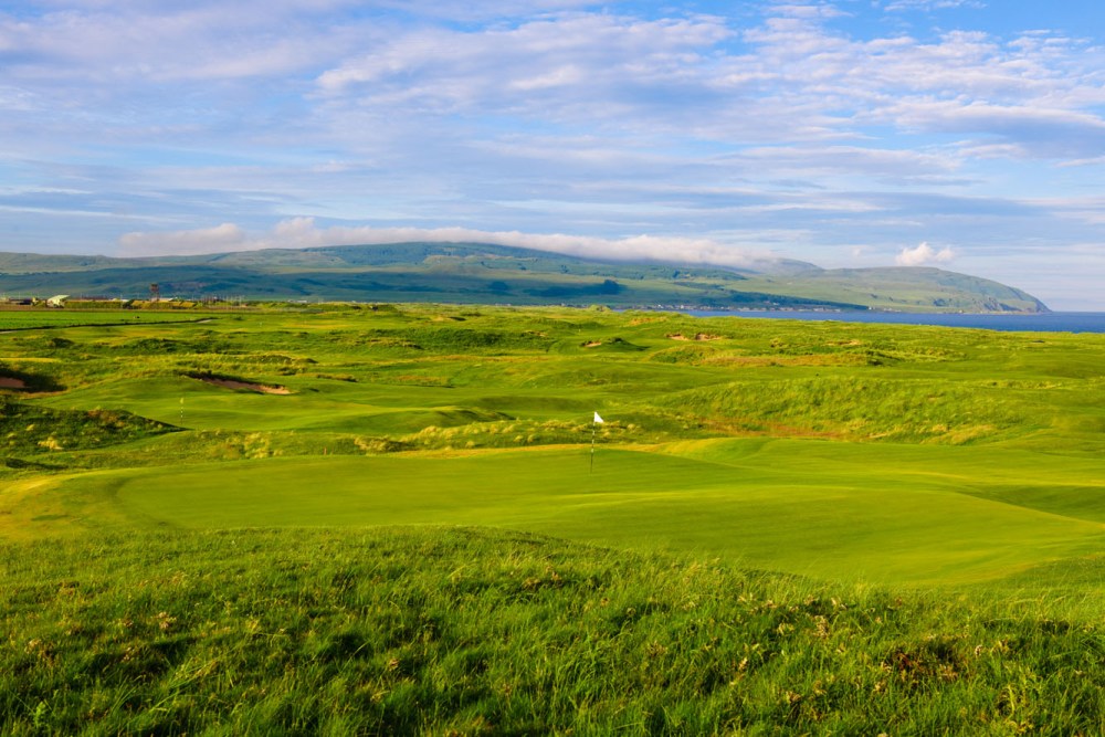 Vue générale sur le parcours de Machrihanish Dunes