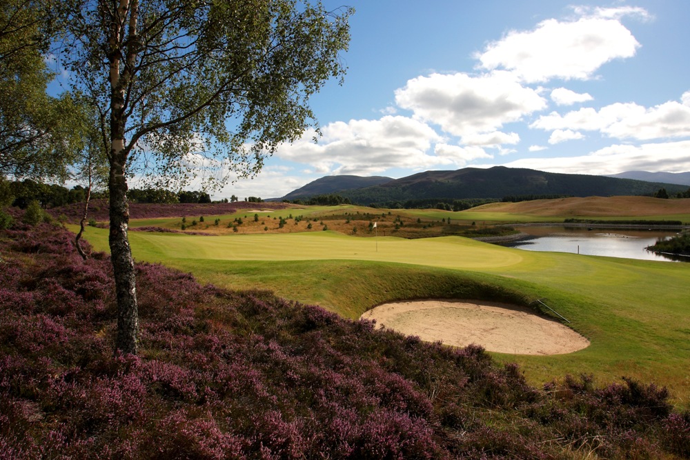 Green du 16 sur le parcours de Spey Valley