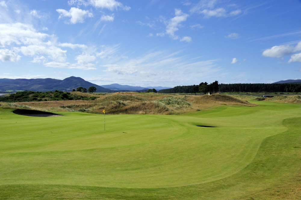 Green et fairway sur le parours de Skibo Castle