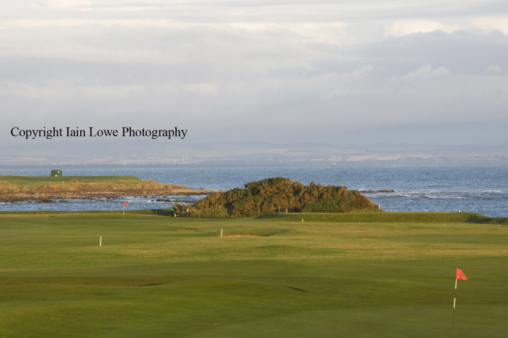 Trou numero 17 sur le parcours Balcomie de Crail