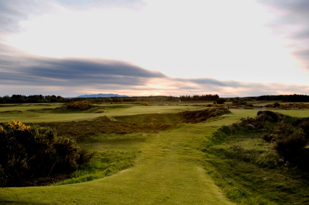 Vue sur le parcours de Glasgow Gailes