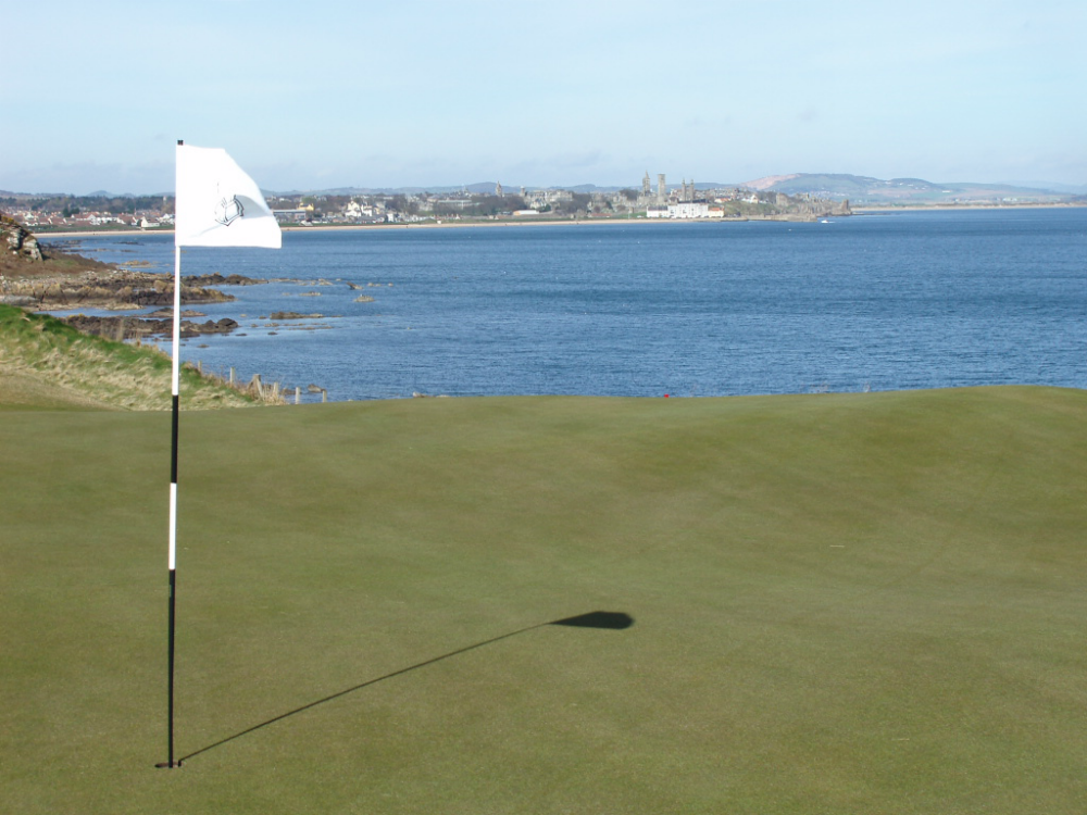 Green vue mer et st andrews sur le parcours du Castle Course