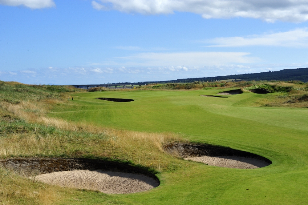 Bunkers sur le parours de Skibo Castle