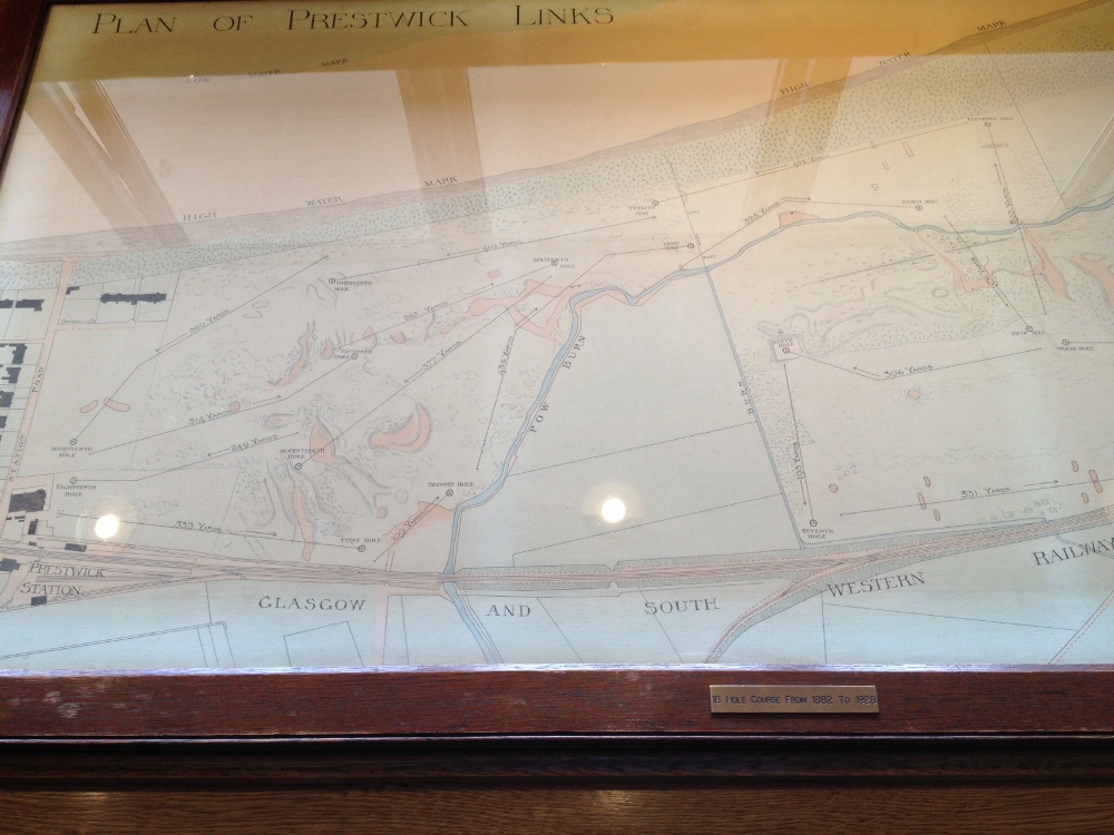Plan du parcours de Prestwick