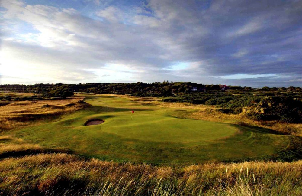 Green et rough sur le parcours de Royal Troon Old Course