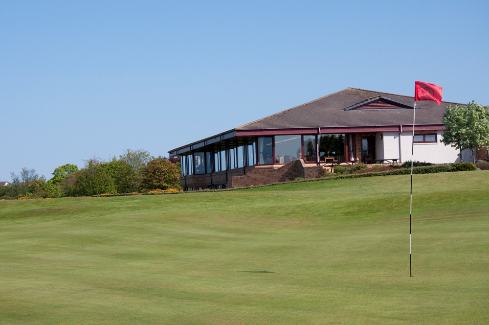 Clubhouse sur le parcours de Nairn Dunbar