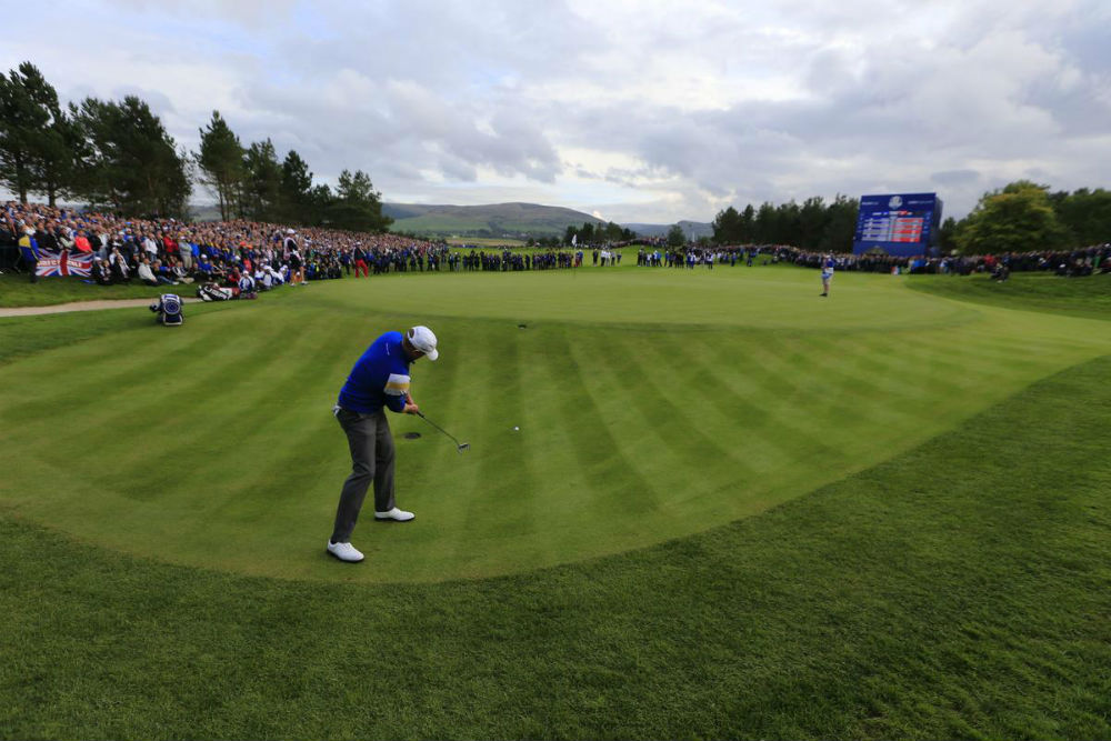Jamie Donaldson à la Ryder Cup 2014 à Gleneagles sur le parcours PGA Centenary en Ecosse