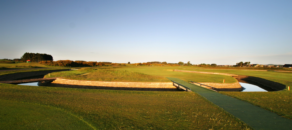 Large green sur le parcours de Carnoustie Championship