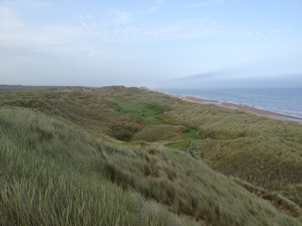 Dunes sur le parcours du Trump International Golf Links Scotland