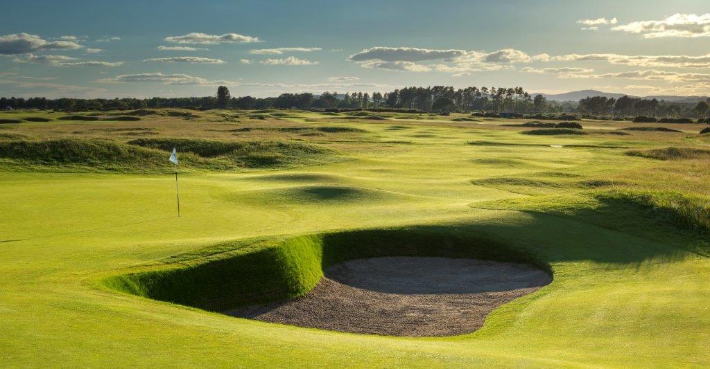 Trou n°5 du golf de Carnoustie en Ecosse