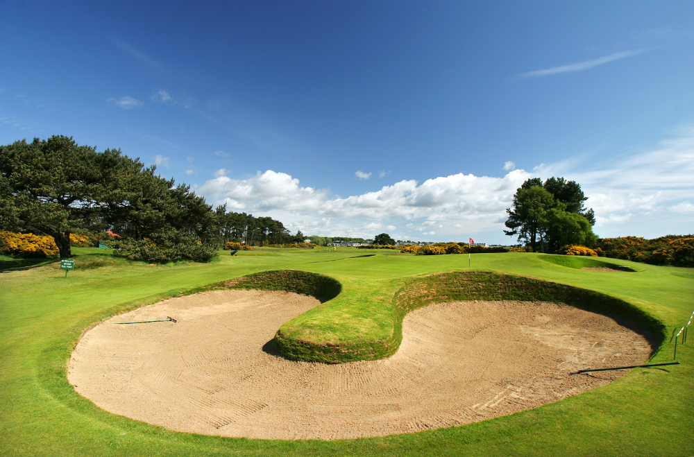 Bunker du 13 sur le parcours de Carnoustie