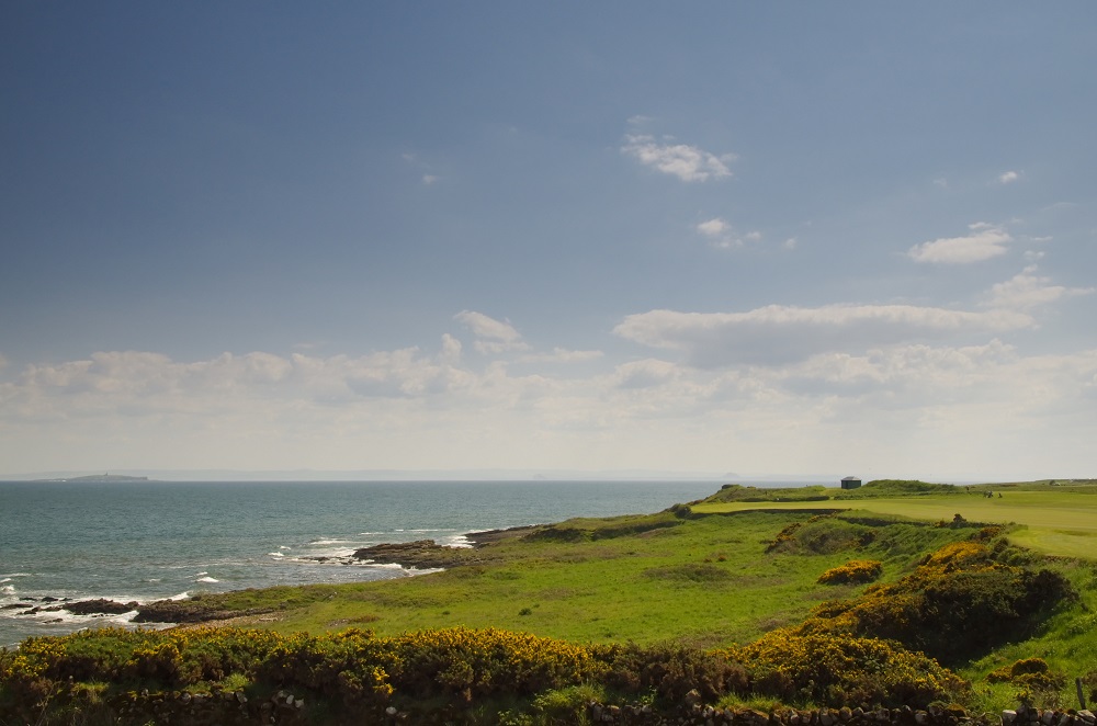 Le paysage du golf de Crail Craighead.