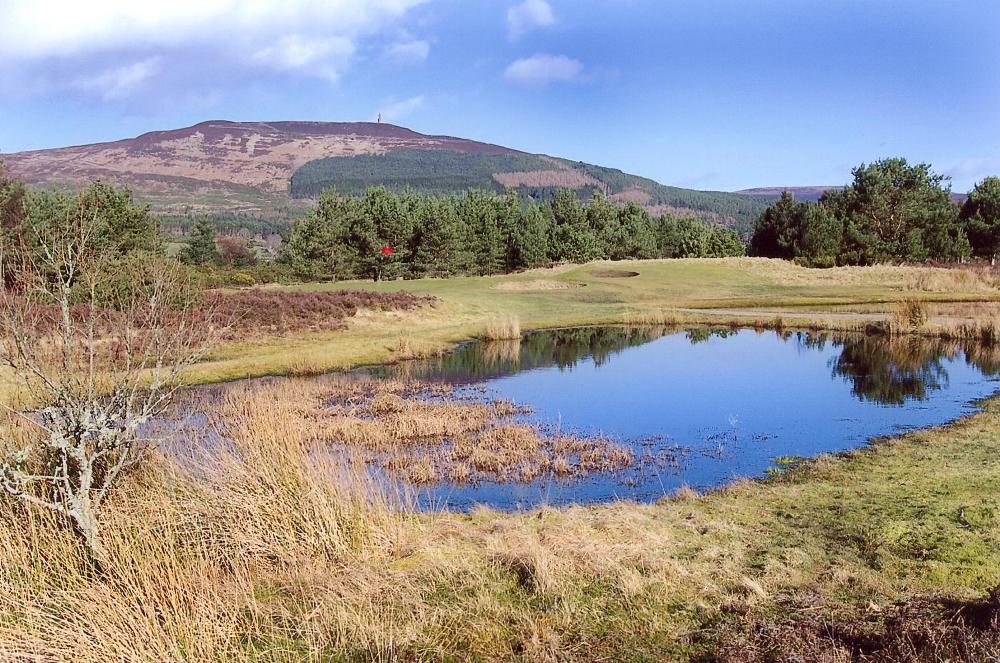 Obstacle d'eau sur le parcours de Golspie