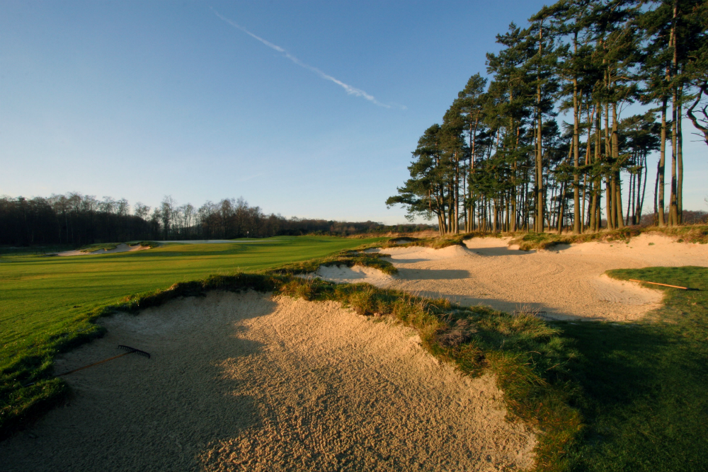 Bunkers sur le parcours Duke's