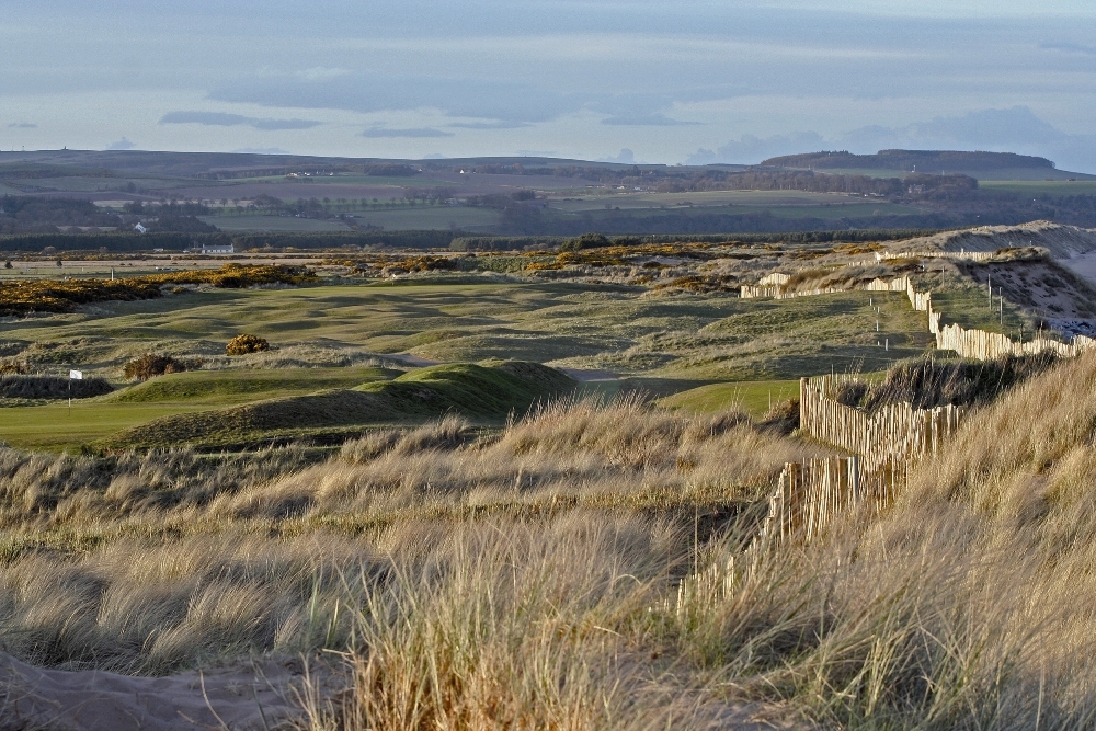 Vue générale sur le parcours de Montrose