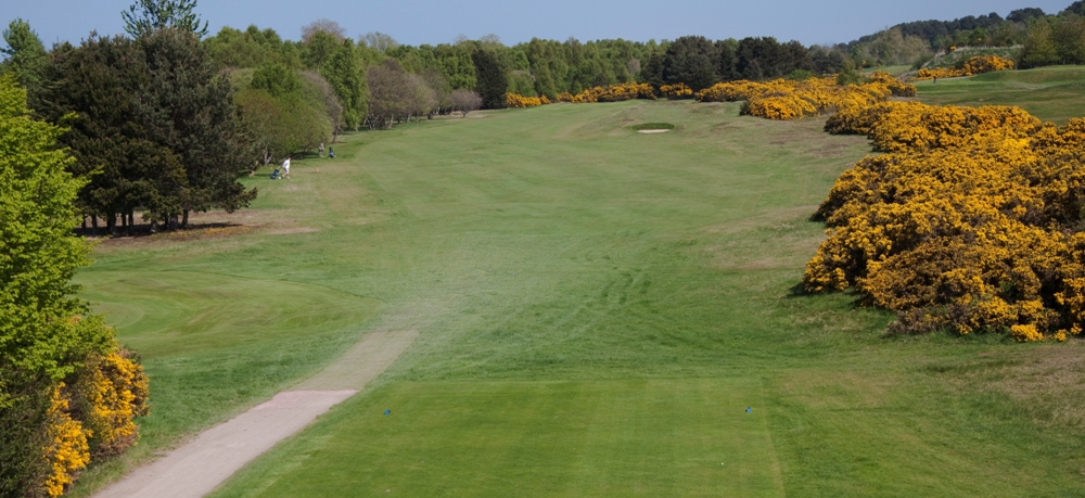 Large fairway sur le parcours de Nairn Dunbar