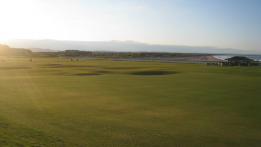 Fairway sur le parcours du old Course à St Andrews