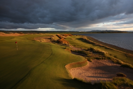 Trou n°7 sur le parcours de Castle Stuart Trou n°7 sur le parcours de Castle Stuart