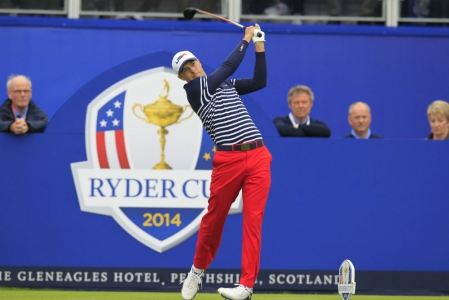 Jordan Spieth à la Ryder Cup 2014 à Gleneagles sur le parcours PGA Centenary en Ecosse