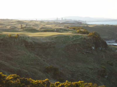 Green ondulé sur le pracours du Castle Course