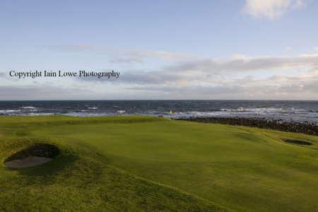 Trou numero 2 sur le parcours Balcomie de Crail