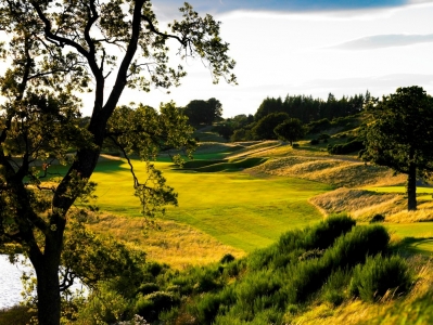 Large green sur le parcours King's de Gleneagles