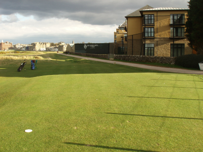 Départ du 17 sur le Old Course de St Andrews