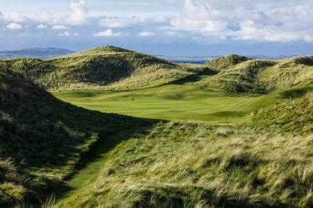 Green dans les dunes sur le parcours de Machrie