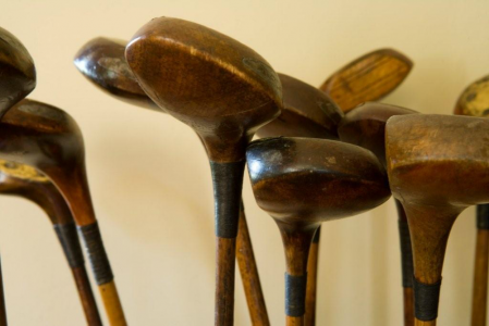 Clubs en bois à Kingarrock