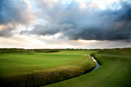 Riviere sur un trou du parcours de Dundonald