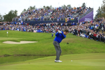 Graeme McDowell à la Ryder Cup 2014 à Gleneagles sur le parcours PGA Centenary en Ecosse