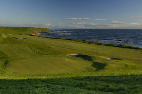 trou numero sur le parcours Balcomie de Crail