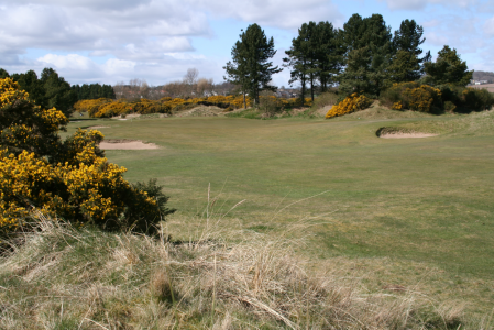 Fairways sur le parcours de Monifieth