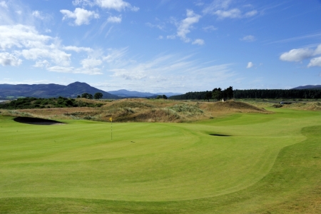 Green et fairway sur le parours de Skibo Castle