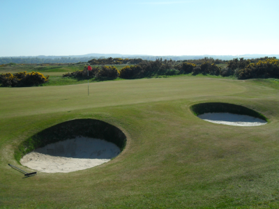 Bunkers sur le Jubilee Course à St Andrews