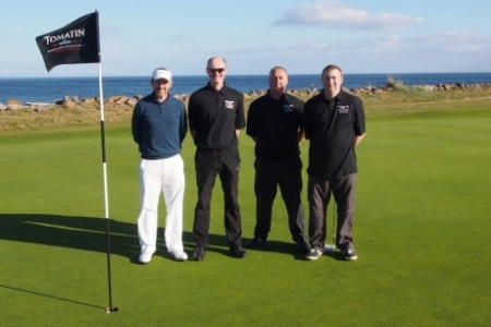 Equipe de golfeurs lors du pro-am tomatin Equipe de golfeurs lors du pro-am tomatin