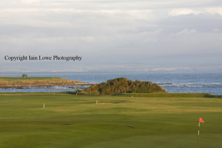 Trou numero 17 sur le parcours Balcomie de Crail