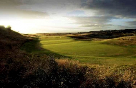Large green sur le parcours de Royal Troon Old Course