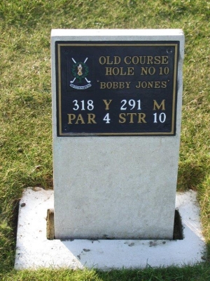 Trou 10 du golf Old Course à St Andrews en Ecosse