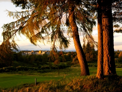 vue sur le parcours King's de Gleneagles