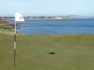 Green vue mer et st andrews sur le parcours du Castle Course