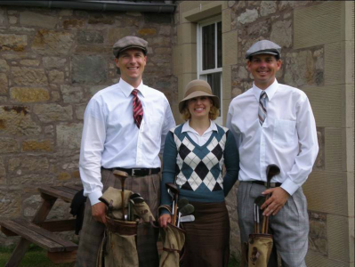 Golfeurs anciens à Kingarrock